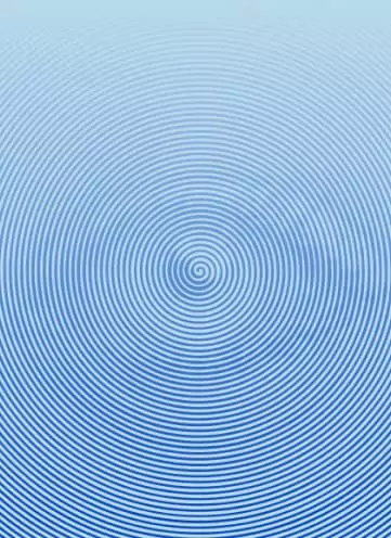 Lebendige, bunte Spiralen bilden ein fesselndes, hypnotisches Muster im Hintergrund, das das Produktetikett perfekt einrahmt und die Cannabis-Sorte hervorhebt.